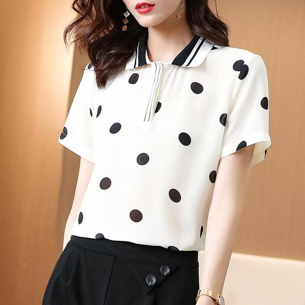 women's blouses & shirts 100% natural silk women elegant fashion turn-down collar short sleeve summer blouse real casual lady shirt, White
women's blouses & shirts 100% natural silk women elegant fashion turn-down collar short sleeve summer blouse real casual lady shirt, White