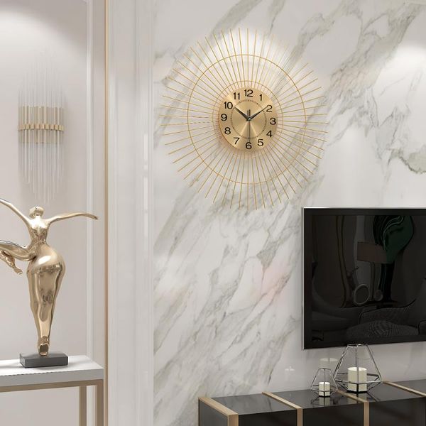 wall clocks nordic creative fashion clock punch mute light luxury simple 60cm living room home
wall clocks nordic creative fashion clock punch mute light luxury simple 60cm living room home