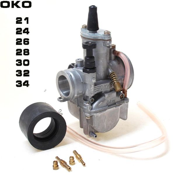 motorcycle fuel system 2t 4t universal oko carburetor carburador 21 24 26 28 30 32 34mm with power jet for racing moto
motorcycle fuel system 2t 4t universal oko carburetor carburador 21 24 26 28 30 32 34mm with power jet for racing moto