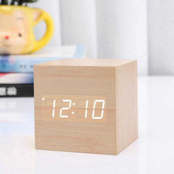 other clocks & accessories creative digital alarm clock wooden led backlight voice control retro glow desktable luminous home decoration
other clocks & accessories creative digital alarm clock wooden led backlight voice control retro glow desktable luminous home decoration