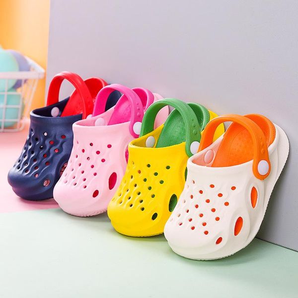 children' hole shoes simple casual indoor boys' and girls' garden for preschool slipper, Black;grey
children' hole shoes simple casual indoor boys' and girls' garden for preschool slipper, Black;grey