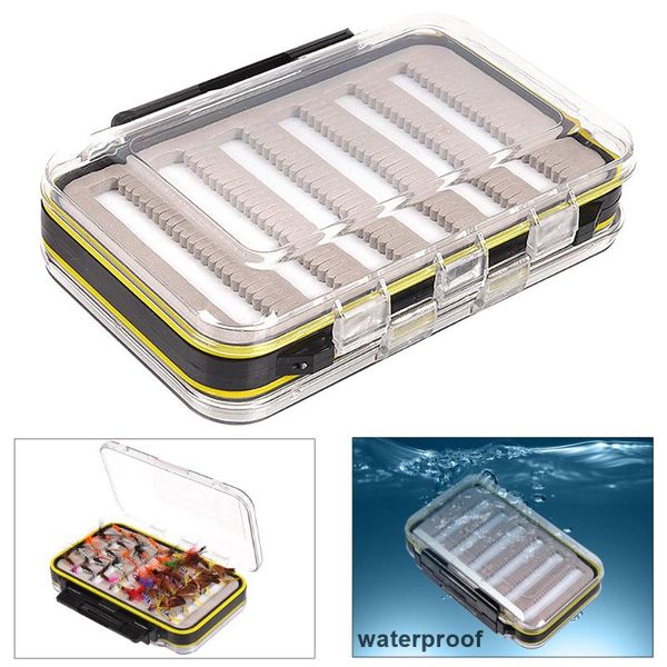 15x10x4.65cm transparent double- sided waterproof fishing box with slit foam lure hook bait tackle accessories
15x10x4.65cm transparent double- sided waterproof fishing box with slit foam lure hook bait tackle accessories