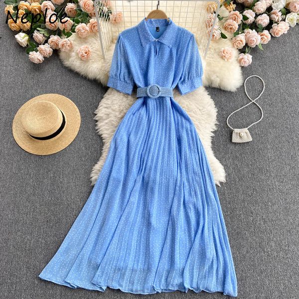 neploe turn down collar short sleeve multicolor dress women high waist hip sashes a line vestidos summer long robe 210510, Black;gray
neploe turn down collar short sleeve multicolor dress women high waist hip sashes a line vestidos summer long robe 210510, Black;gray