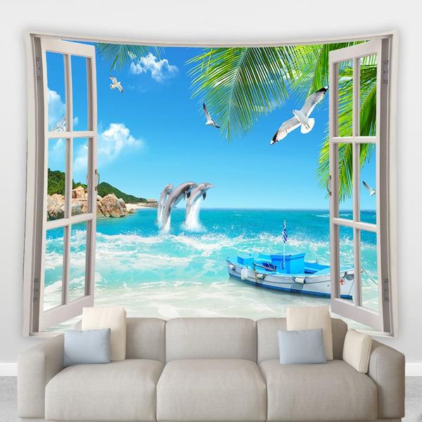 tapestries ocean landscape tapestry 3d window scenery whale wall hanging blanket living room bedroom mandala cloth home luxury decor
tapestries ocean landscape tapestry 3d window scenery whale wall hanging blanket living room bedroom mandala cloth home luxury decor