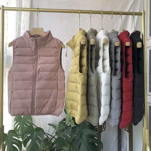 women's vests winter duck down women vest tunic short jackets autumn waistcoat casual puffer jacket slim parkas nc1104, Black;white
women's vests winter duck down women vest tunic short jackets autumn waistcoat casual puffer jacket slim parkas nc1104, Black;white