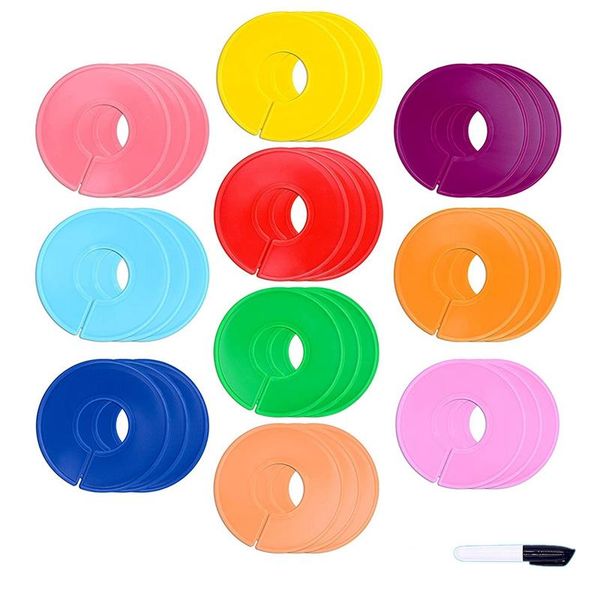 hangers & racks 30 pack color round clothing size closet rack dividers with 1 marker (outer 3.5inch, inner 1.38inch in diameter)
hangers & racks 30 pack color round clothing size closet rack dividers with 1 marker (outer 3.5inch, inner 1.38inch in diameter)