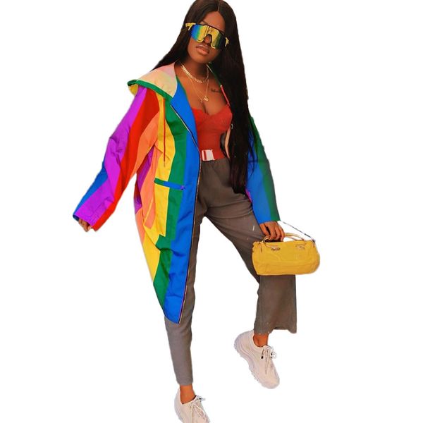 arrived fashion raiow stripes women hooded coats wit pockets autumn long sleeves zipper streetwear club girls jackets outwear 20, Black;brown
arrived fashion raiow stripes women hooded coats wit pockets autumn long sleeves zipper streetwear club girls jackets outwear 20, Black;brown