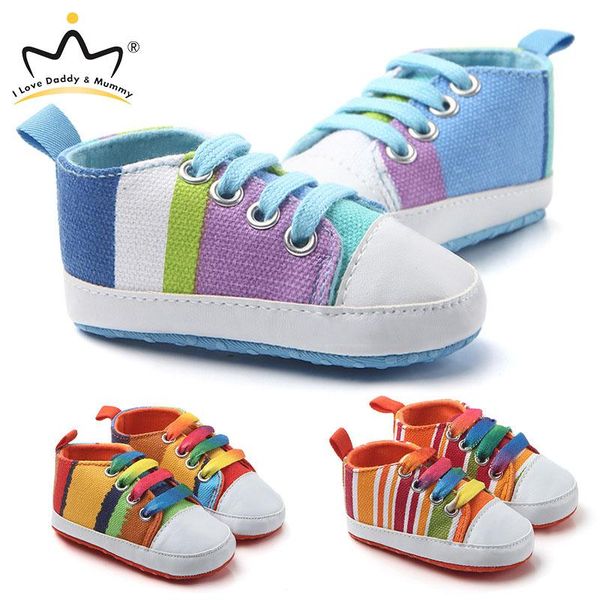 first walkers autumn baby shoes soft cotton rainbow color striped toddler boy girl casual sneakers non-slip born
first walkers autumn baby shoes soft cotton rainbow color striped toddler boy girl casual sneakers non-slip born