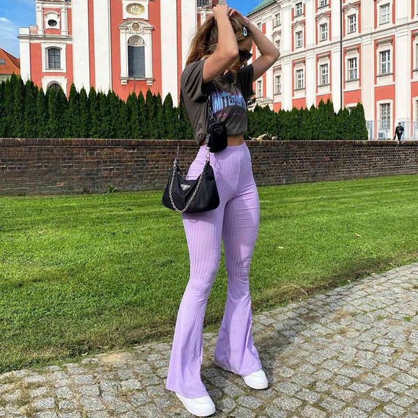 shestyle purple flare pants women club casual skinny stretchy push up woven high waist 2021 spring trousers dropshippingb, Black;white
shestyle purple flare pants women club casual skinny stretchy push up woven high waist 2021 spring trousers dropshippingb, Black;white