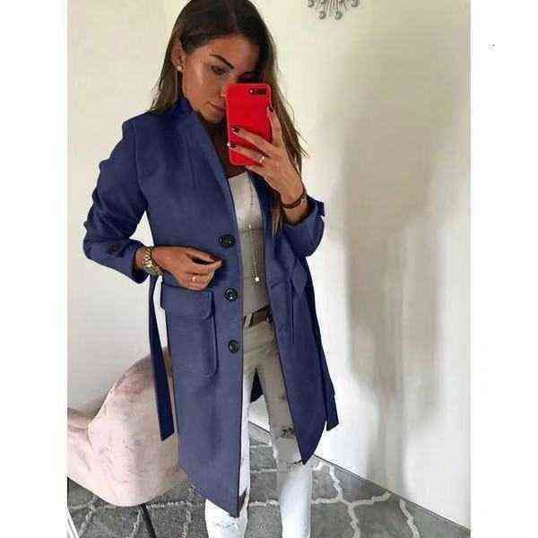 autumn and winter upscale 4-color 8-size slim fit wool coat windbreaker women, Black
autumn and winter upscale 4-color 8-size slim fit wool coat windbreaker women, Black