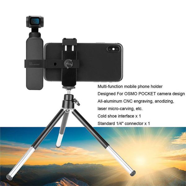 cell phone mounts & holders multifunction holder tripod mount stand for dji osmo pocket handheld camera lfx-ing
cell phone mounts & holders multifunction holder tripod mount stand for dji osmo pocket handheld camera lfx-ing