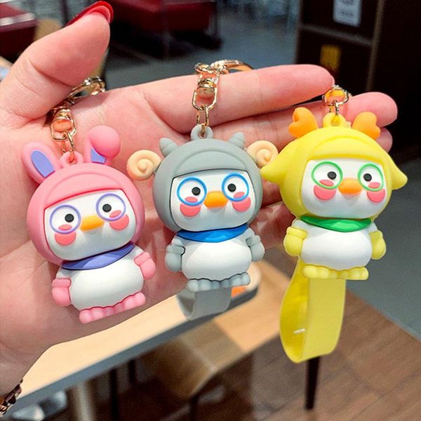 keychains cute duck pilot key chain for girl car accessories soft rubber handbag girlfriend gift ie, Silver
keychains cute duck pilot key chain for girl car accessories soft rubber handbag girlfriend gift ie, Silver
