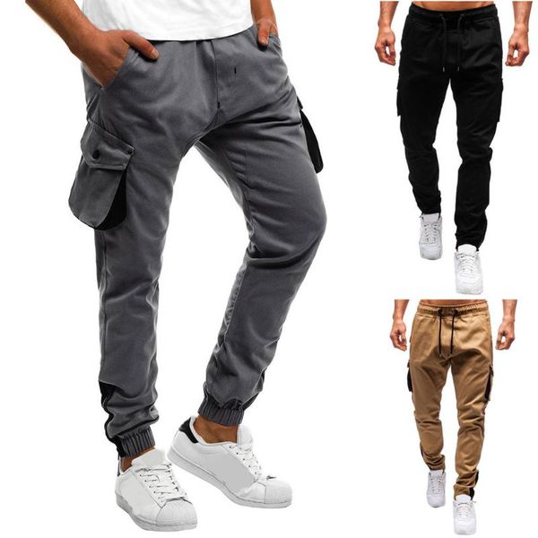 men's pants men cargo 2021 autumn pure color pocket casual male sport work trouser l0827, Black
men's pants men cargo 2021 autumn pure color pocket casual male sport work trouser l0827, Black