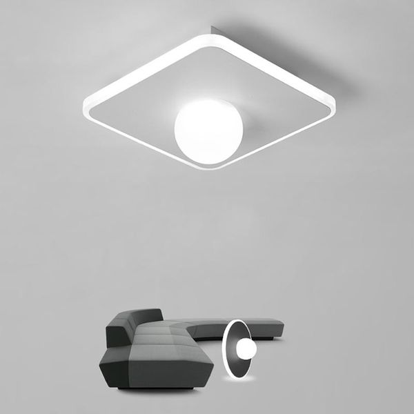 ceiling lights modern led light for balcony aisle study room 11w 13w black/white nordic home entrance lamp
ceiling lights modern led light for balcony aisle study room 11w 13w black/white nordic home entrance lamp