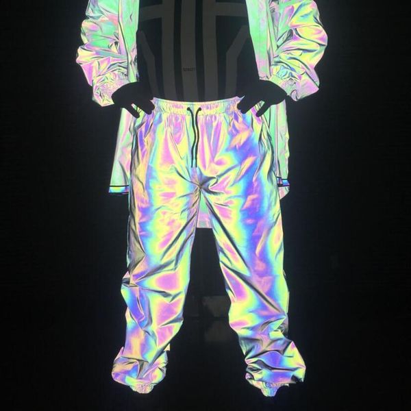 men's jackets coats spring and autumn colorful outdoor casual hip hop dance leggings big size seven color reflective pants fashion yfll, Black;brown
men's jackets coats spring and autumn colorful outdoor casual hip hop dance leggings big size seven color reflective pants fashion yfll, Black;brown