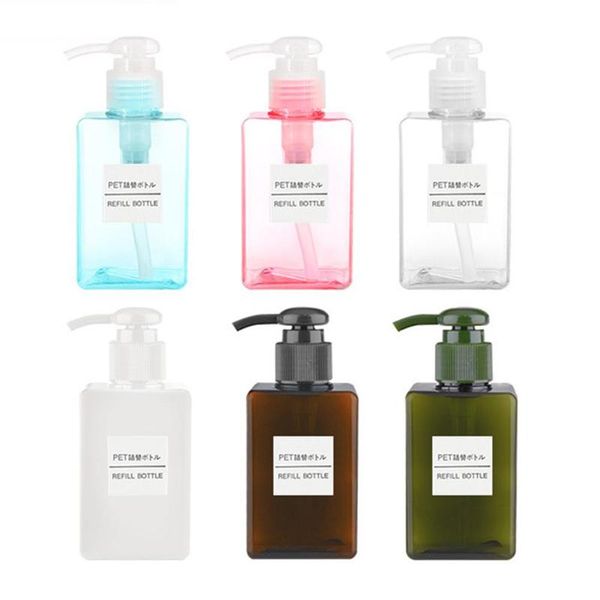 280ml travel refillable bottle empty press pump shampoo lotion cosmetic liquid container bottles storage & jars
280ml travel refillable bottle empty press pump shampoo lotion cosmetic liquid container bottles storage & jars