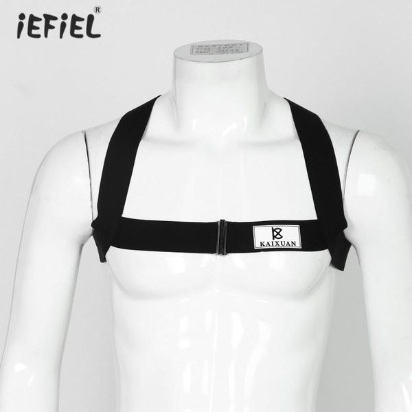 bras sets mens elastic shoulder strap chest harness belt music festival clubwear vest stage performance costume accessories, Red;black
bras sets mens elastic shoulder strap chest harness belt music festival clubwear vest stage performance costume accessories, Red;black