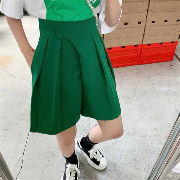women's shorts plus size femme 2021 streetwear high waist brief fashion chic summer all-match loose casual solid wide leg, White;black
women's shorts plus size femme 2021 streetwear high waist brief fashion chic summer all-match loose casual solid wide leg, White;black