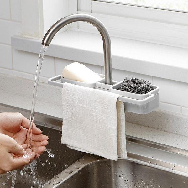 hooks & rails kitchen faucet rack sink drain adjustable sponge soap storage holder drainer shelf dish cloth rag towel
hooks & rails kitchen faucet rack sink drain adjustable sponge soap storage holder drainer shelf dish cloth rag towel