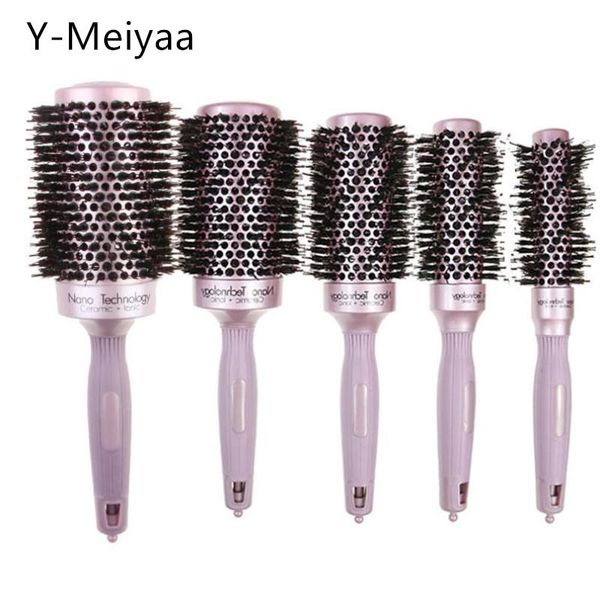 hair brushes y-meiyaa purple 4 sizes round comb curling ceramic iron barrel hairdressing tools professional 20#, Silver
hair brushes y-meiyaa purple 4 sizes round comb curling ceramic iron barrel hairdressing tools professional 20#, Silver