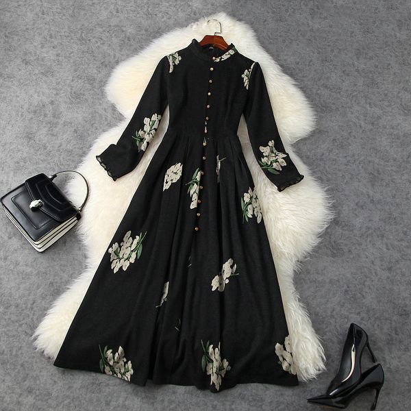 dresses european and american women's clothing styles for spring 2021 long sleeve collar fashion print pleated dress vu8r, Black;gray
dresses european and american women's clothing styles for spring 2021 long sleeve collar fashion print pleated dress vu8r, Black;gray