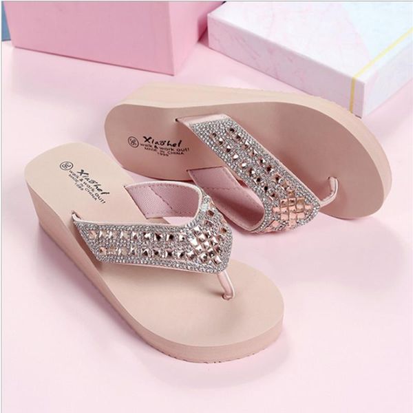 slippers women's rhinestone crystal flip flops sandals female designer wedged platform woman summer beach shoes 2021 fashion, Black
slippers women's rhinestone crystal flip flops sandals female designer wedged platform woman summer beach shoes 2021 fashion, Black