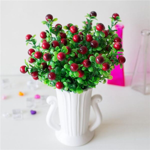 decorative flowers & wreaths 1pc 7 fork artificial fruit flower plants plastic fake diy wedding party decor craft decoration accessories
decorative flowers & wreaths 1pc 7 fork artificial fruit flower plants plastic fake diy wedding party decor craft decoration accessories