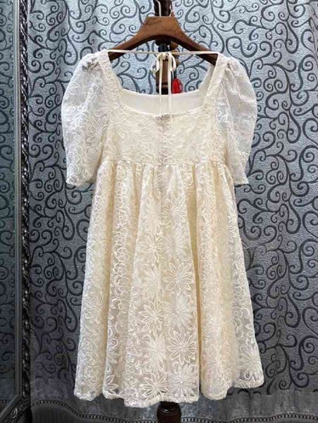 dress sweet cute summer princess ladies square collar allover exquisite embroidery short sleeve blue apricot dress, Black;gray
dress sweet cute summer princess ladies square collar allover exquisite embroidery short sleeve blue apricot dress, Black;gray