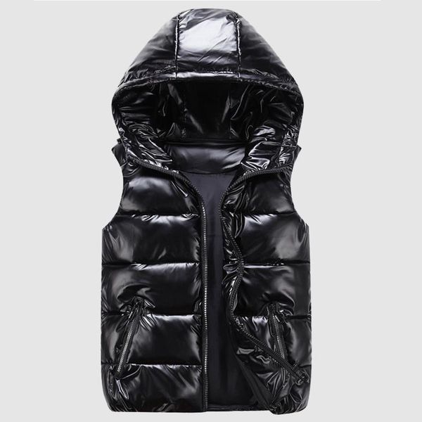 women's vests casual solid vest zipper pocket loose sleeveless jacket hooded coat oversize parkas streetharajuku winter, Black;white
women's vests casual solid vest zipper pocket loose sleeveless jacket hooded coat oversize parkas streetharajuku winter, Black;white
