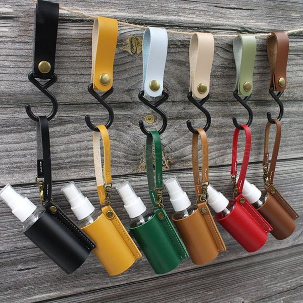 storage bottles & jars empty spray bottle pu leather hand sanitizer hanging keychain holder refillable travel carriers reusable
storage bottles & jars empty spray bottle pu leather hand sanitizer hanging keychain holder refillable travel carriers reusable