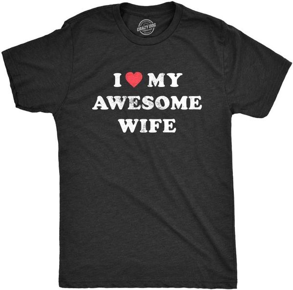 men's t-shirts mens i love my awesome wife tshirt cute relationship married tee, White;black
men's t-shirts mens i love my awesome wife tshirt cute relationship married tee, White;black