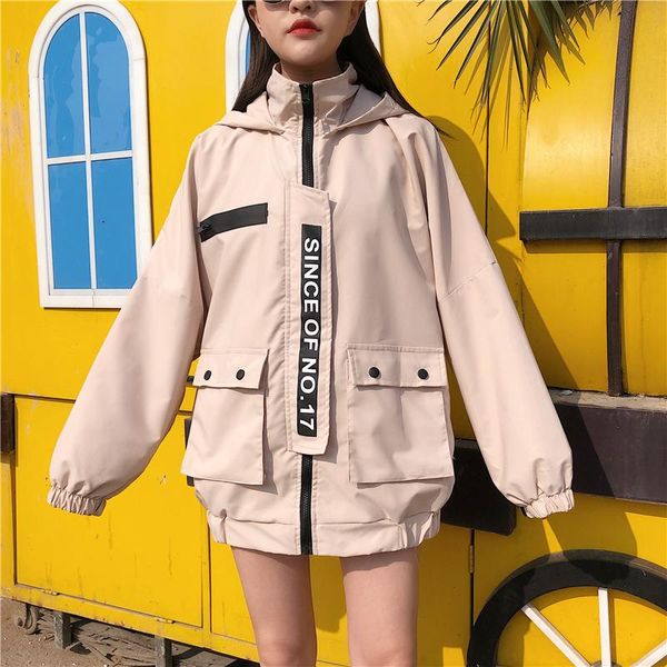 thin jacket spring autumn women's clothing fashion casual vintage loose hoodie women female jackets, Black;brown
thin jacket spring autumn women's clothing fashion casual vintage loose hoodie women female jackets, Black;brown