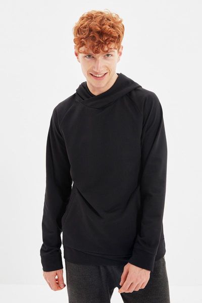 men's hoodies & sweatshirts trendyol men 's regular fit shawl collar sweatshirt tmnaw22sw0088, Black
men's hoodies & sweatshirts trendyol men 's regular fit shawl collar sweatshirt tmnaw22sw0088, Black