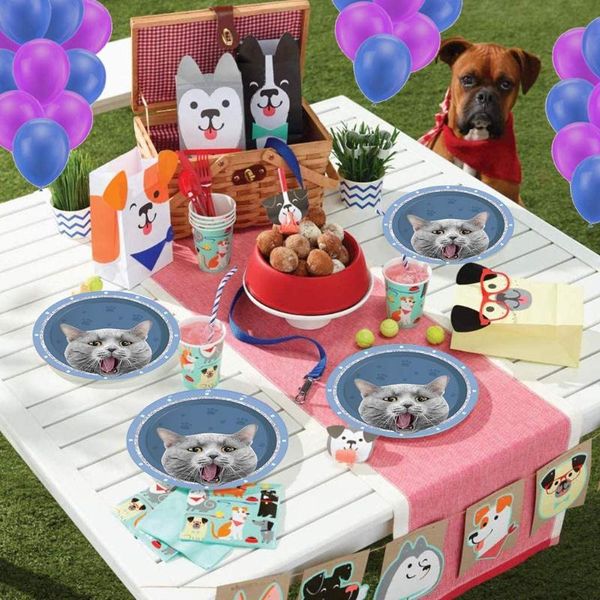 disposable dinnerware pet cat party supplies cute tableware paper plates cup napkin banner birthday theme balloon decoration
disposable dinnerware pet cat party supplies cute tableware paper plates cup napkin banner birthday theme balloon decoration