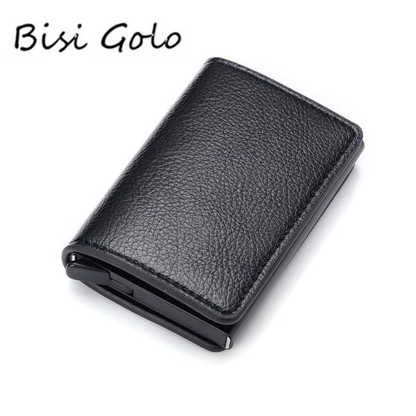 card holders bisi goro holder rfid aluminium business case travel smart wallet crazy horse pu leather 2021 men and women, Brown;gray
card holders bisi goro holder rfid aluminium business case travel smart wallet crazy horse pu leather 2021 men and women, Brown;gray