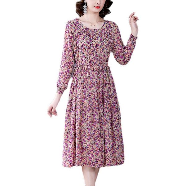 casual dresses spring autumn women o-neck long sleeve drawstring slim dress sweet vacation style chiffon floral, Black;gray
casual dresses spring autumn women o-neck long sleeve drawstring slim dress sweet vacation style chiffon floral, Black;gray