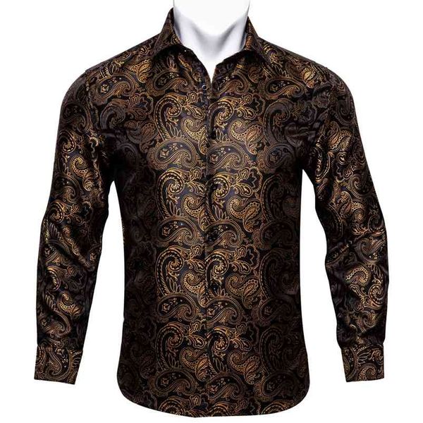barry.wang gold paisley bright silk shirts men autumn long sleeve casual flower shirts for men designer fit dress shirts bcy-07 210714, White;black
barry.wang gold paisley bright silk shirts men autumn long sleeve casual flower shirts for men designer fit dress shirts bcy-07 210714, White;black