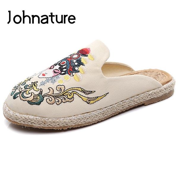 johnature ladies slippers 2021 autumn outside sandals embroidery sewing flat with slides national style canvas women shoes, Black
johnature ladies slippers 2021 autumn outside sandals embroidery sewing flat with slides national style canvas women shoes, Black
