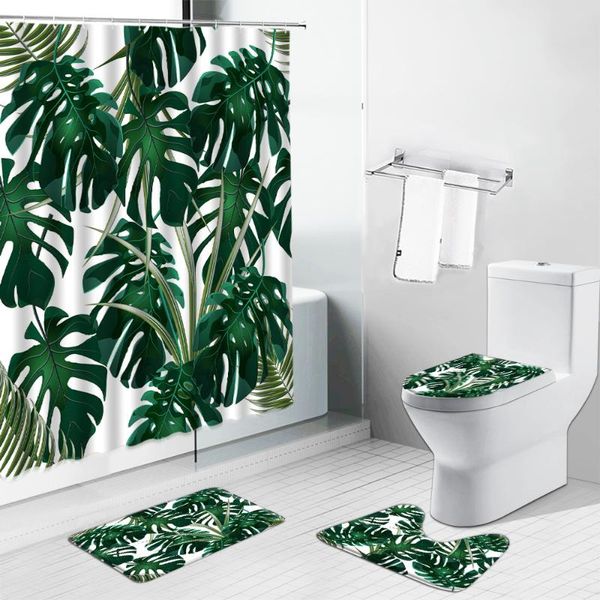 shower curtains african tropical green plant palm leaf monstera bathroom decor set flannel non-slip rug toilet cover mat carpet
shower curtains african tropical green plant palm leaf monstera bathroom decor set flannel non-slip rug toilet cover mat carpet