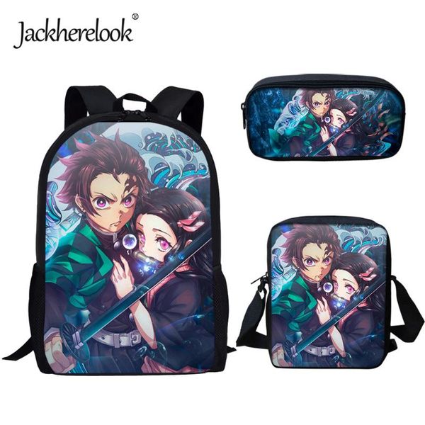 backpack jackherelook demon slayer print school bags 3pcs/set student campus large capacity bookbag teenagers schoolbag/satchel
backpack jackherelook demon slayer print school bags 3pcs/set student campus large capacity bookbag teenagers schoolbag/satchel