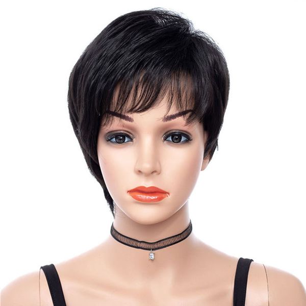 women short natural straight synthetic wigs for womens daily wig with bangs for white black women
women short natural straight synthetic wigs for womens daily wig with bangs for white black women