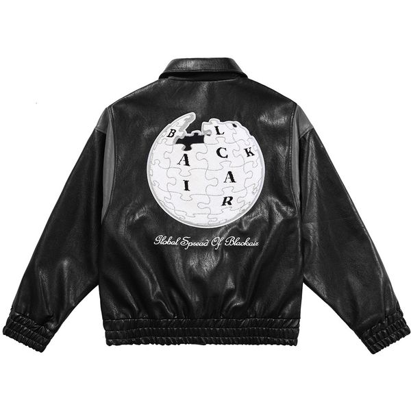men's hoodies & sweatshirts aolamegs men's jacket embroidered letter patched leather retro baggy punk cool fashion s outwear coupl, Black
men's hoodies & sweatshirts aolamegs men's jacket embroidered letter patched leather retro baggy punk cool fashion s outwear coupl, Black