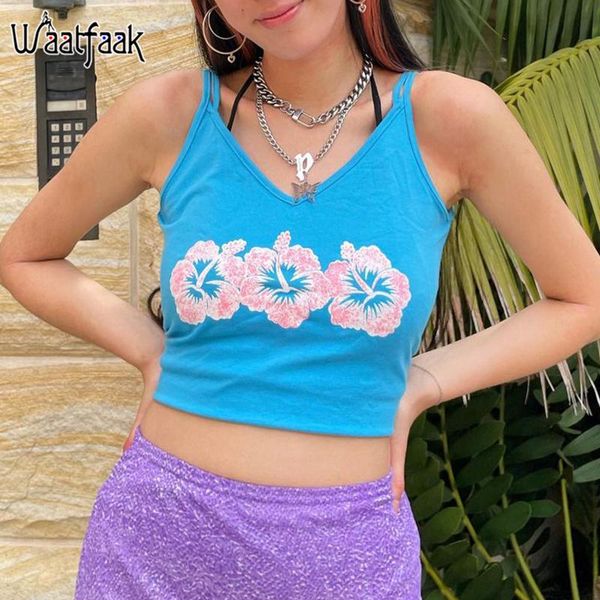 women's tanks & camis waatfaak bule sleeveless casual tank fashion summer floral printed cute y2k aesthetic cropwomen harajuku tee 2, White
women's tanks & camis waatfaak bule sleeveless casual tank fashion summer floral printed cute y2k aesthetic cropwomen harajuku tee 2, White