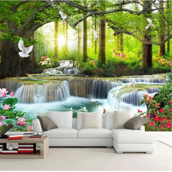 wallpapers simple leisure green trees forest murals waterfall landscape tv background wall paper living room bedroom wallpaper home decor
wallpapers simple leisure green trees forest murals waterfall landscape tv background wall paper living room bedroom wallpaper home decor