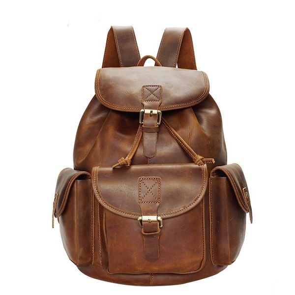 backpack fashion genuine leather cowhide women men bags preppy style girls school zipper
backpack fashion genuine leather cowhide women men bags preppy style girls school zipper