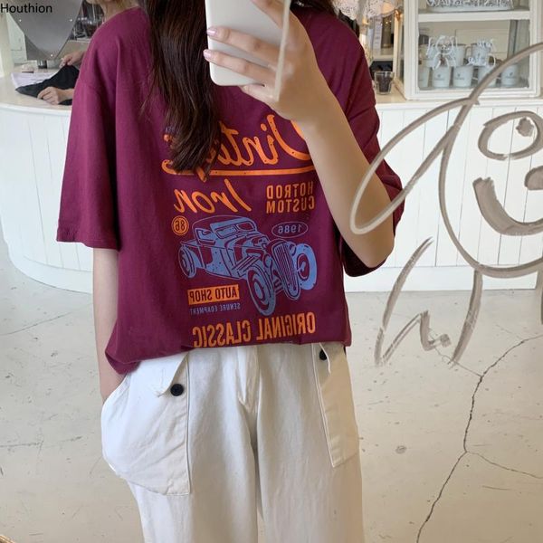 women's t-shirt fashion short sleeve loose plus size t shirt casual letter printing o-neck summer t-shirts houthion, White
women's t-shirt fashion short sleeve loose plus size t shirt casual letter printing o-neck summer t-shirts houthion, White