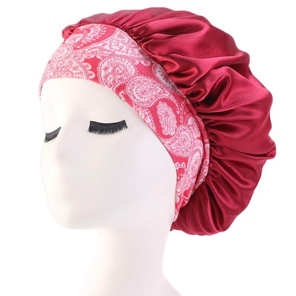 beanie/skull caps sleeping women's satin solid wide-brimmed high-elastic hat night sleep cap hair care bonnet nightcap, Blue;gray
beanie/skull caps sleeping women's satin solid wide-brimmed high-elastic hat night sleep cap hair care bonnet nightcap, Blue;gray