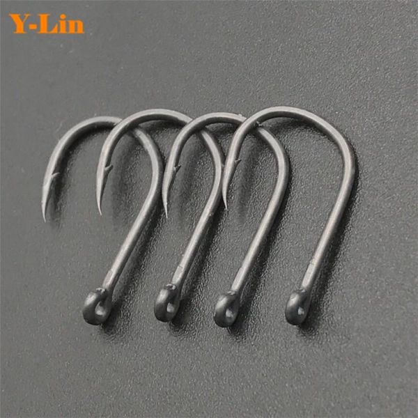 fishing hooks coated wide gape carp grey color barbed high carbon steel rig made in japan chod hair rigs
fishing hooks coated wide gape carp grey color barbed high carbon steel rig made in japan chod hair rigs