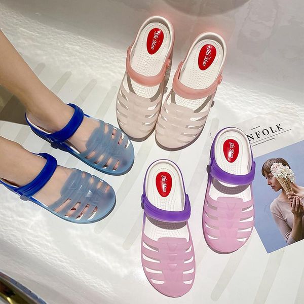 sandals pink women's summer slides outdoor jelly women slip on flat bottom hole shoes female garden comfort, Black
sandals pink women's summer slides outdoor jelly women slip on flat bottom hole shoes female garden comfort, Black