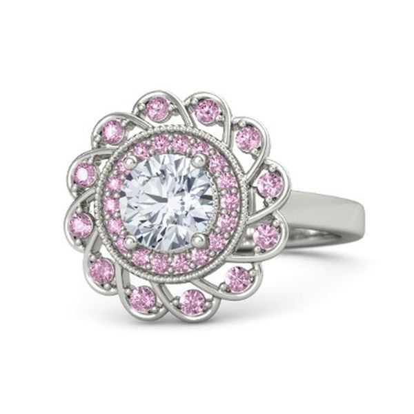 wedding rings fashion exquisite pink flower zircon shape ladies birthday gift ring anniversary party jewelry wholesale, Slivery;golden
wedding rings fashion exquisite pink flower zircon shape ladies birthday gift ring anniversary party jewelry wholesale, Slivery;golden